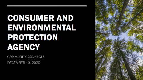 Consumer and Environmental Protection Agency Community Connects