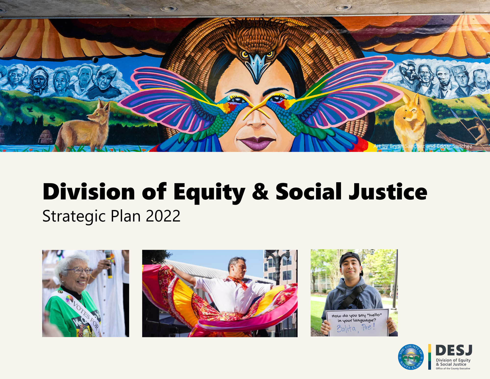 Division of Equity and Social Justice Strategic Plan cover