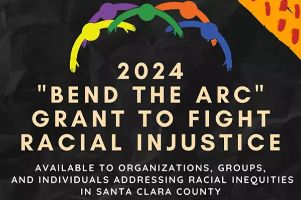 Thumbnail of the 2024 Bend the Arc grant to fight racial injustice flyer in English