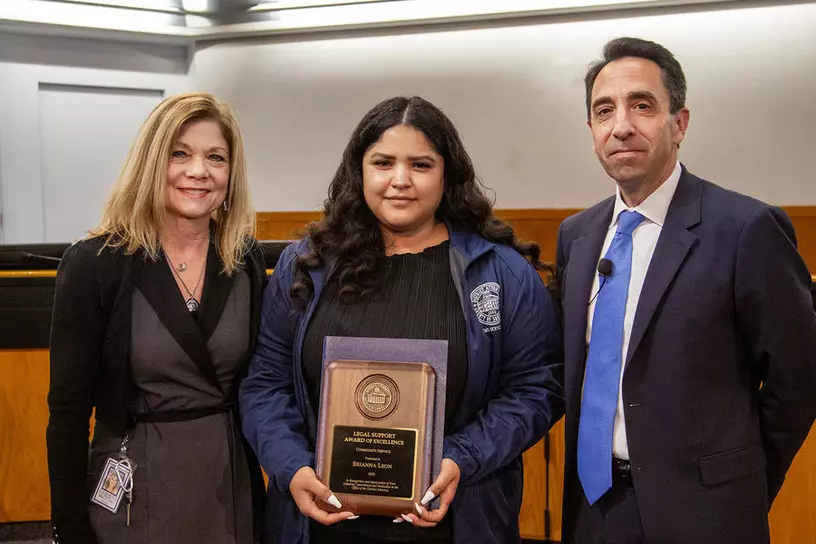 Brianna Leon Legal Support Award of Excellence Community Service