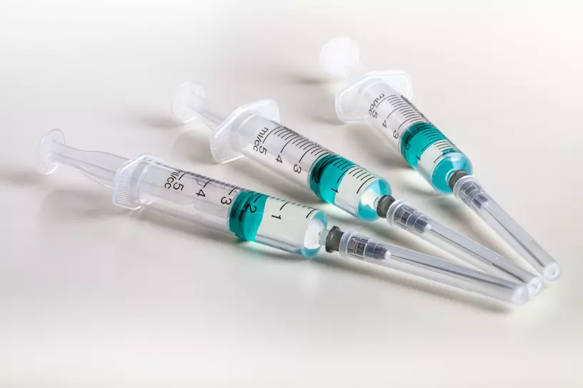 Picture of three syringes.