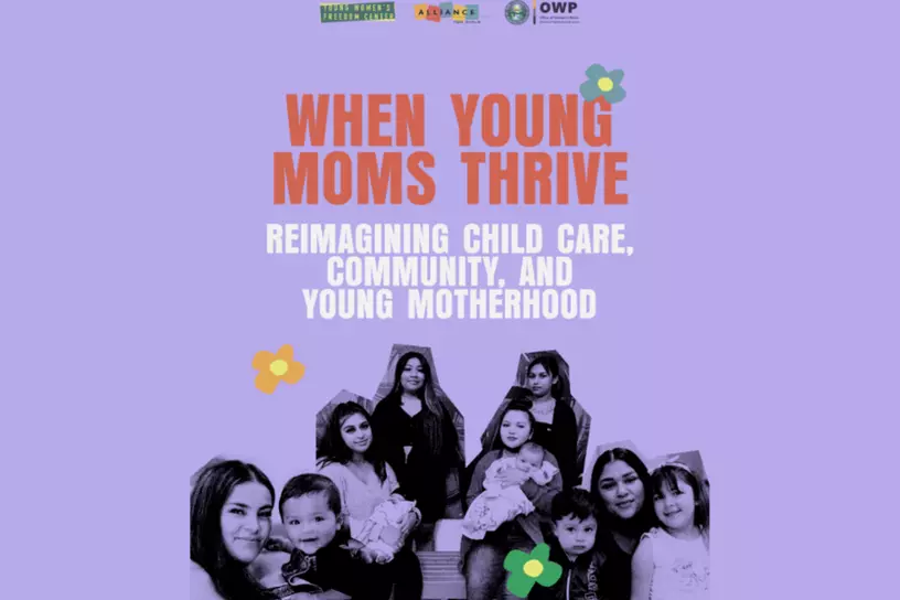 when young mom thrive, reimagining child care, community, and young motherhood