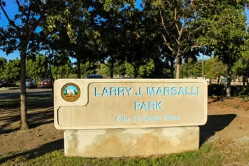 Larry Marsalli Park sign