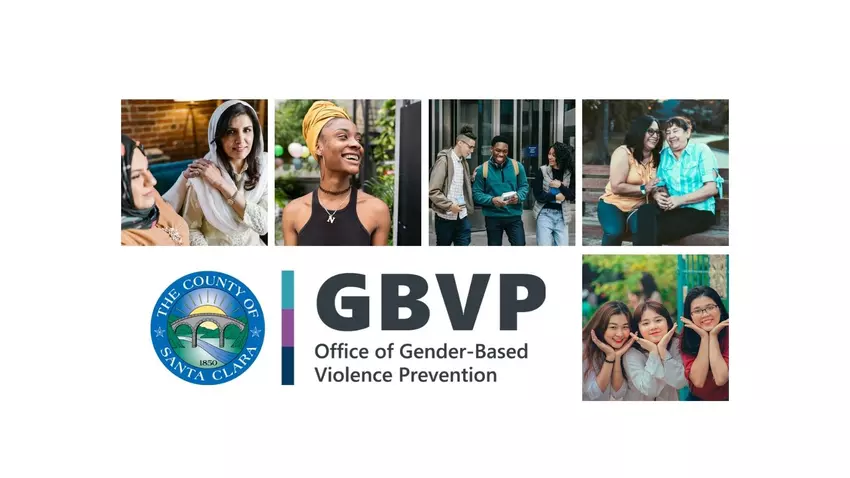 Diverse people of all genders and ages smiling and thriving, County of Santa Clara Office of Gender-Based Violence Prevention