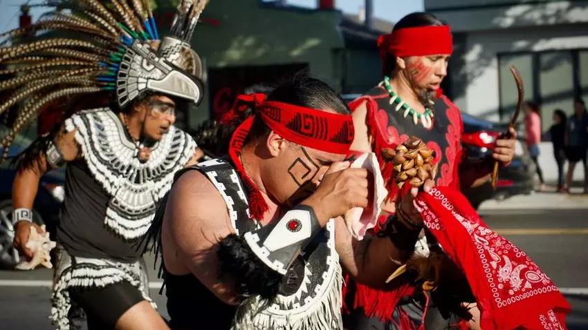 Mexica (Aztec) dancers