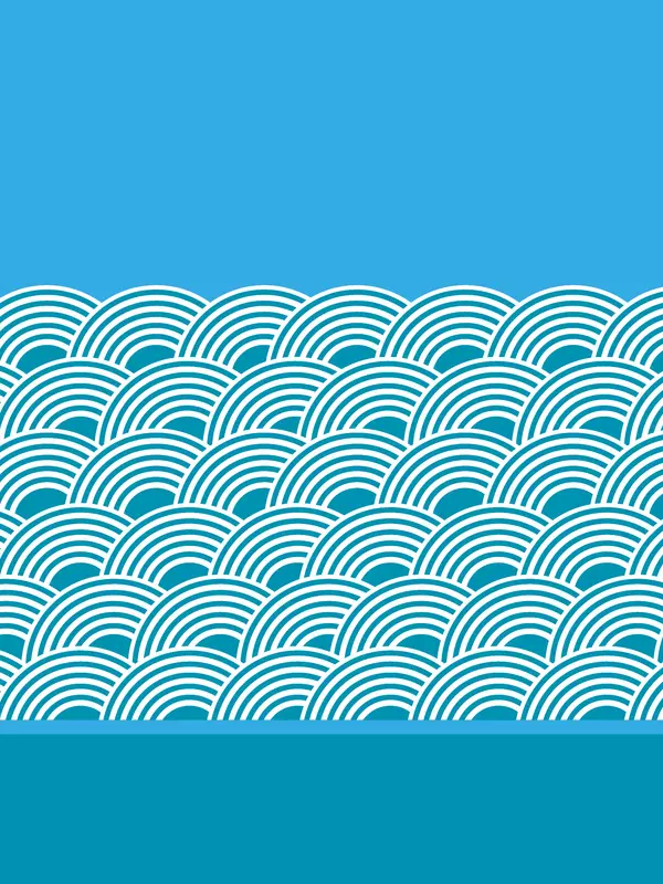 blue background with white swirls
