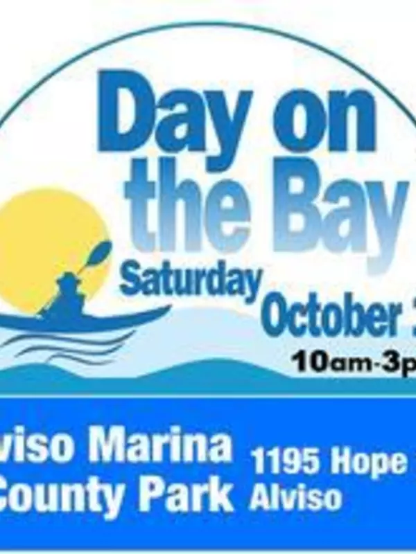 day on the bay 2023 logo with text and kayaker