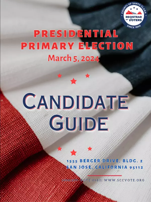 Candidate Guide Cover March 2024 Election