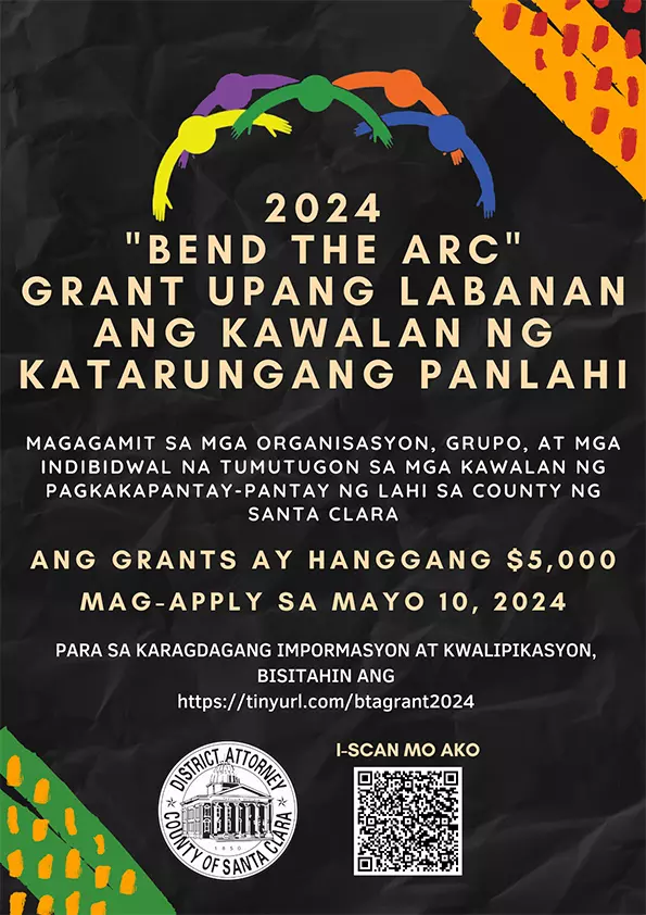 2024 Bend the Arc Grant flyer sa Tagalog