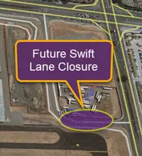 Future Swift Lane Closure