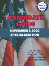  November 7, 2023 Special Election Candidate Guide 